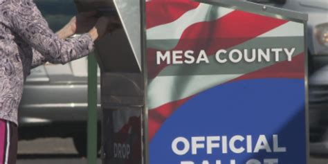 Mesa County ballot drop box and poll locations 